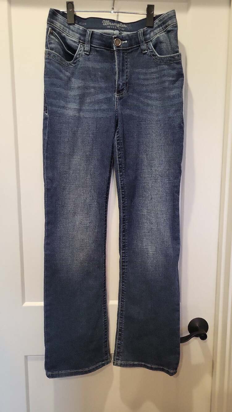 Wrangler Willow Ultimate Riding Women's Jeans Bootcut Dark Wash Size 7x32